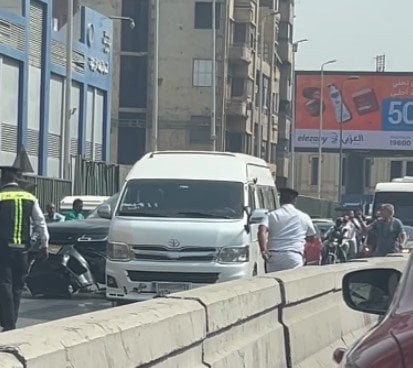 القبض على سائح عربي بعد تسببه في حادث مروري أعلى كوبري أكتوبر
