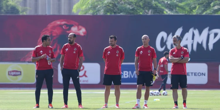 الأهلي يواصل استعداداته لمواجهة غزل المحلة في الدوري