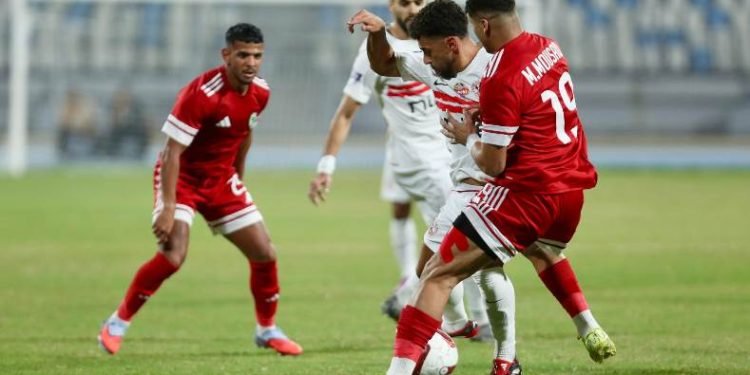 الزمالك يتقدم على مودرن سبورت بهدف في الشوط الأول
