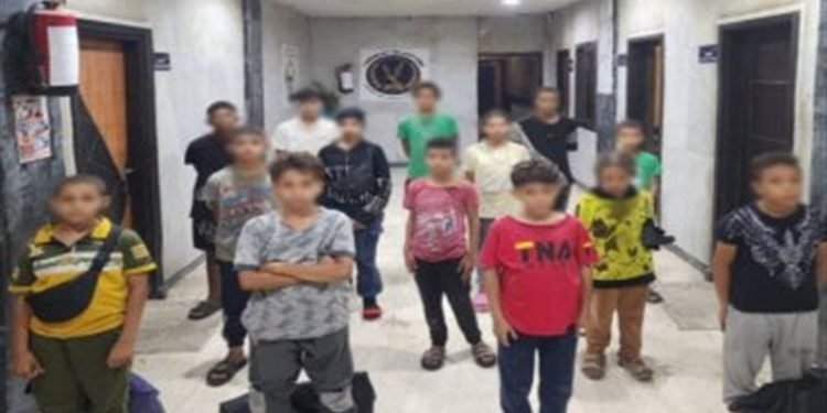 الداخلية تضبط 14 متهماً استغلوا الأطفال في أعمال التسول