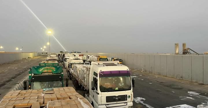 الهلال الأحمر المصري يرسل 1500 طن مساعدات إنسانية إلى غزة