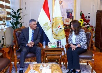 وزيرة التنمية تتابع مع محافظ أسوان مشروعات حياة كريمة