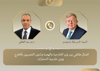 اتصال هاتفى بين وزير الخارجية ونظيره الدنماركي