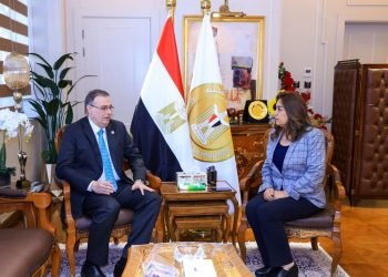 وزيرة التنمية المحلية تبحث مع جهاز التنظيم والإدارة التعاون المشترك