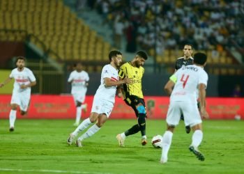 الزمالك يتقدم على وادي دجلة بهدف في الشوط الأول