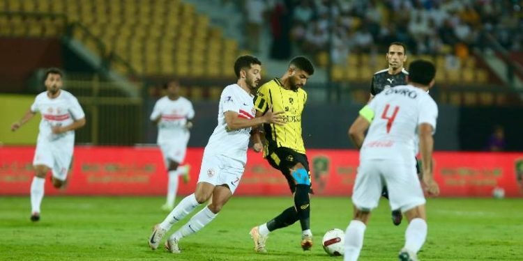 الزمالك يتقدم على وادي دجلة بهدف في الشوط الأول
