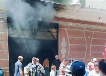 السيطرة على حريق مطبعة في قويسنا