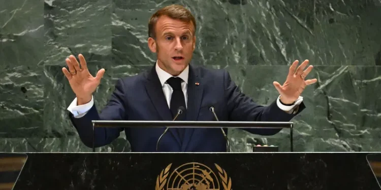 ماكرون يعلن اعتراف فرنسا بدولة فلسطين من على منبر الأمم المتحدة