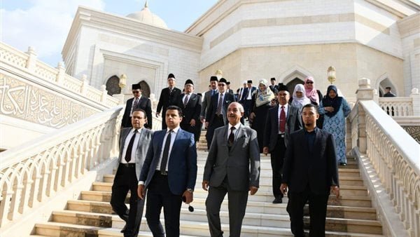 تفاصيل زيارة القضاة الشرعيين الماليزيين مسجد مصر الكبير بالعاصمة الإدارية