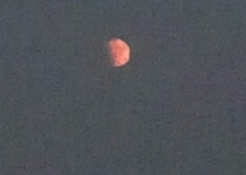 شاهد بالصور.. بدء خسوف القمر في مصر