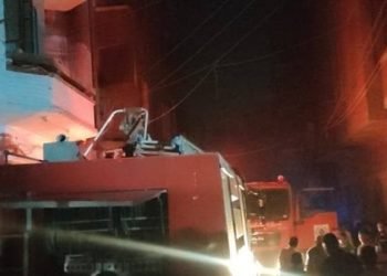 مصرع 7 أشخاص في حريق منزل و3 محلات تجارية بسوهاج