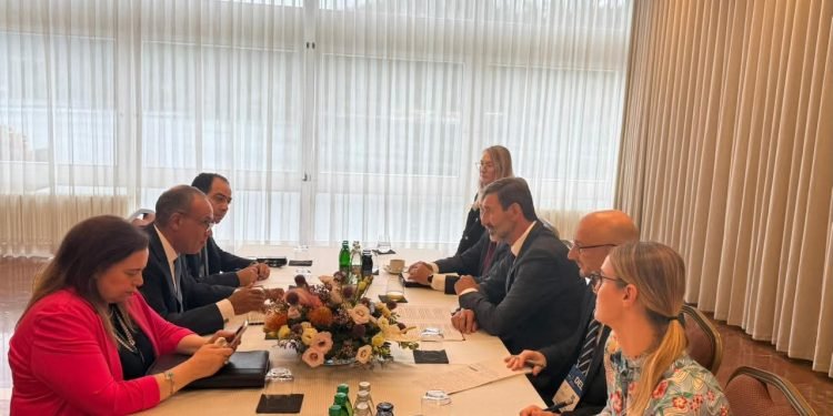 وزير الخارجية يلتقي نظيره السلوفاكي