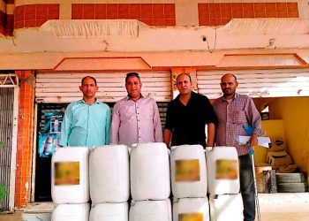 تموين الشرقية يشن حملة مكبرة لمتابعة الأسواق بمدينة الحسينية