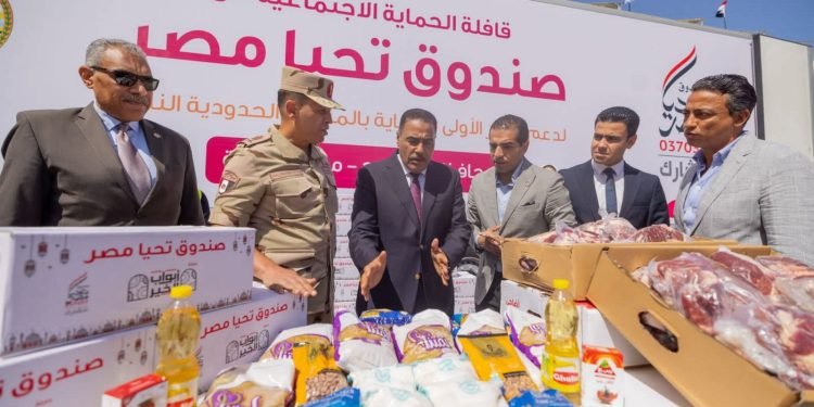 قوافل الحماية الاجتماعية من صندوق تحيا مصر تصل إلى 7 آلاف أسرة بقرى واحة سيوة