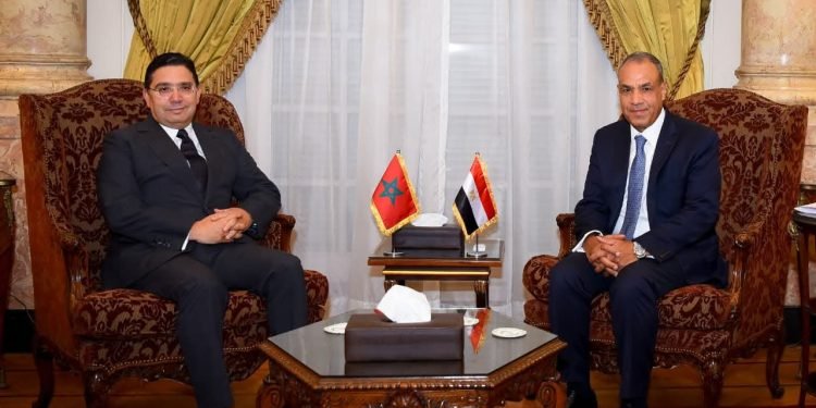 وزيرا خارجية مصر والمغرب يناقشان القضية الفلسطينية والعمل الأفريقي المشترك