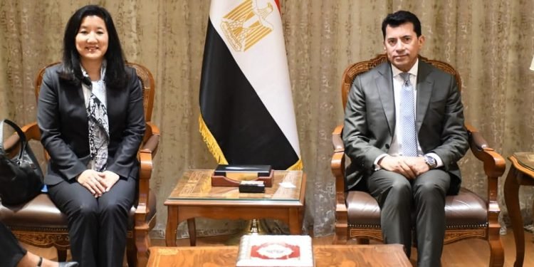 وزير الشباب والرياضة يستقبل الممثلة المقيمة الجديدة لبرنامج الأمم المتحدة الإنمائي في مصر