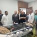 محافظ الأقصر يزور مصابي حادث انقلاب أتوبيس ويشيد بسرعة الاستجابة الطبية