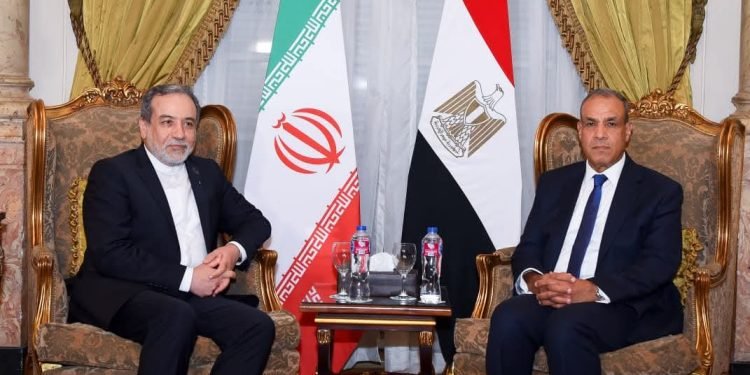 وزير الخارجية المصري يلتقي نظيره الإيراني لمناقشة الملف النووي وأوضاع غزة