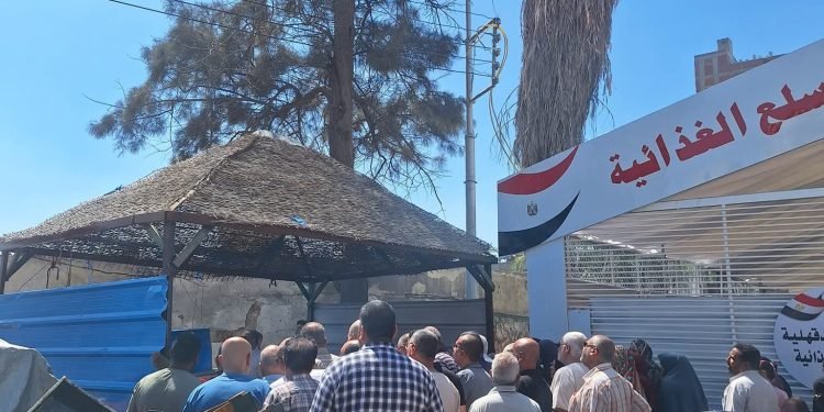 استمرار عمل المعرض الدائم للسلع الغذائية بالمنصورة