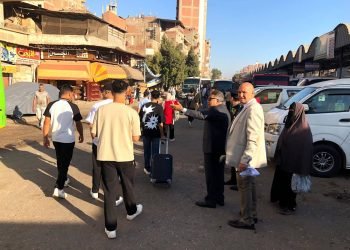 محافظ الدقهلية في جولة مفاجئة بموقف سيارات سندوب بالمنصورة