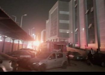 حريق محدود في أحد المكاتب الإدارية بمستشفى أسوان الجامعي