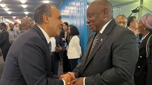 وزير الخارجية يلتقي رئيس جنوب إفريقيا.. تفاصيل