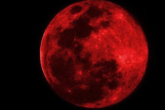 خسوف القمر يزين سماء العالم العربي