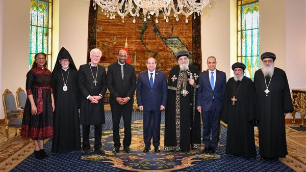 البابا تواضروس: لقاء السيسي مع وفد مجلس الكنائس العالمي استمر 80 دقيقة