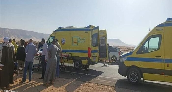 إصابة 19 شخصًا في حادثي تصادم بسوهاج على الطريق الزراعي السريع