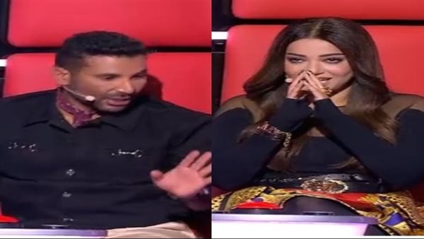 أحمد سعد يمازح رحمة رياض بشأن متسابق في الحلقة الأولى من The Voice