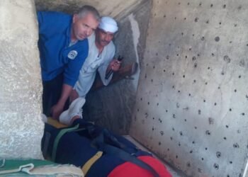 الصحة: إنقاذ ناجح لسائحة إسبانية أصيبت داخل هرم سنفرو المنحني بدهشور