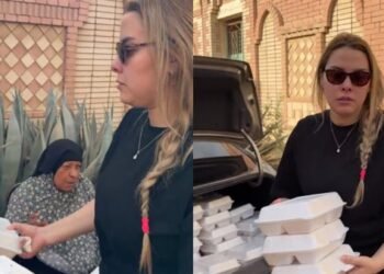 أنوسة كوتة أرملة محمد رحيم توزع وجبات على روحه إحياءً لذكراه الأولى