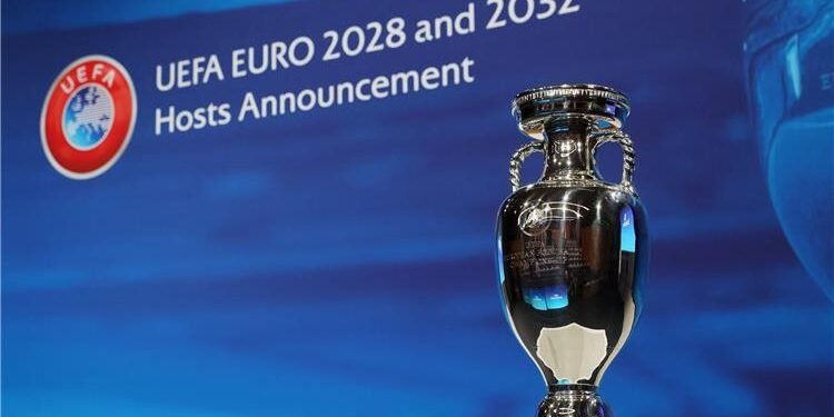 إطلاق شعار «يورو 2028» في احتفالية كبرى