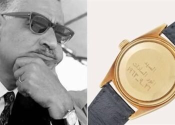 بيع ساعة جمال عبد الناصر في مزاد بسويسرا مقابل 80 ألف فرانك