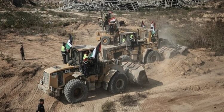 الاحتلال الإسرائيلي يواصل التوسع في مناطق الخط الأصفر بقطاع غزة