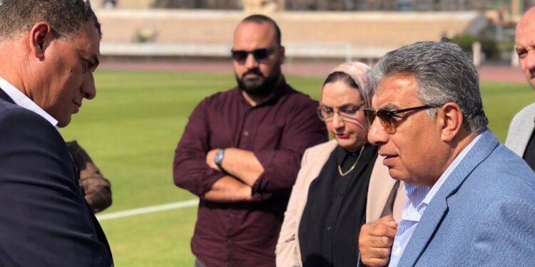 محافظ الدقهلية يتفقد استاد المنصورة ويشدد على سرعة تنفيذ المرحلة الثانية للتطوير