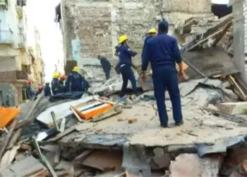 انهيار عقار من 4 طوابق فى إمبابة