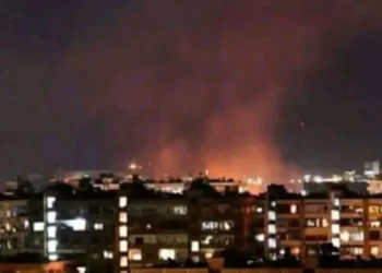 سقوط قذائف قرب مطار المزة العسكري بدمشق