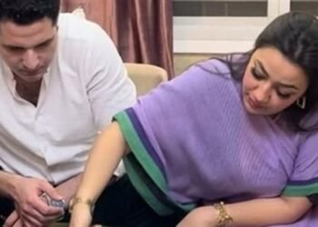 طليق رحمة محسن يصل إلى قسم التجمع الخامس لتنفيذ قرار حبسه 4 أيام