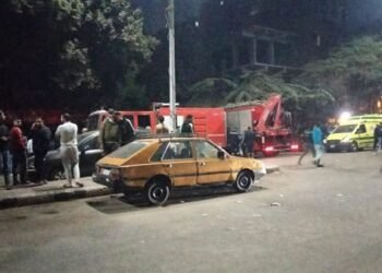 بعد انهيار جزئي.. وصول مدير الأمن إلى موقع تسريب غاز بعقار في إمبابة