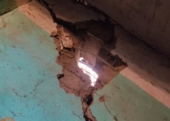 انهيار جزئي لسقف عقار في الوراق دون وقوع إصابات