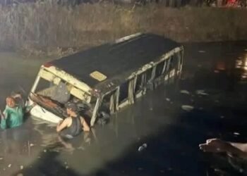 إصابة 3 أشخاص بينهم رضيع إثر انقلاب ميني باص بالمنزلة في الدقهلية