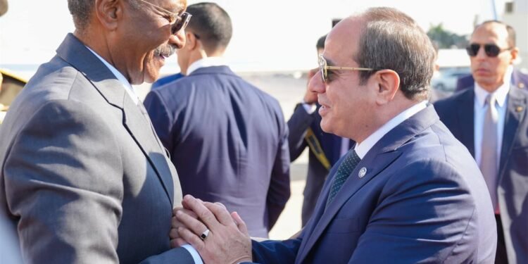 السيسي يستقبل رئيس مجلس السيادة السوداني ويؤكد دعم مصر لأمن واستقرار السودان