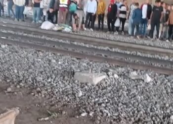 مصرع شخص صدمه قطار في المنيا