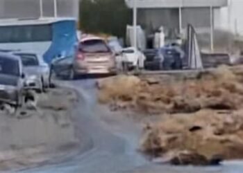 انفجار ماسورة مياه بالقرب من معرض القاهرة الدولي للكتاب