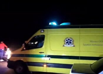 مصرع شخصين وإصابة آخر في تصادم ميني باص وموتوسيكل بالمنيا