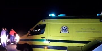 مصرع شخصين وإصابة آخر إثر تصادم تروسيكل وجرار زراعي في سوهاج