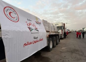 الهلال الأحمر المصري يدفع بأكثر من 197 ألف سلة غذائية إلى غزة