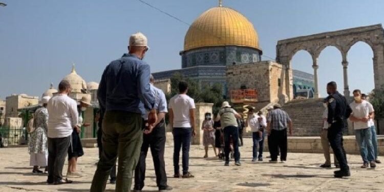 عشرات المستوطنين يقتحمون المسجد الأقصى بحماية قوات الاحتلال