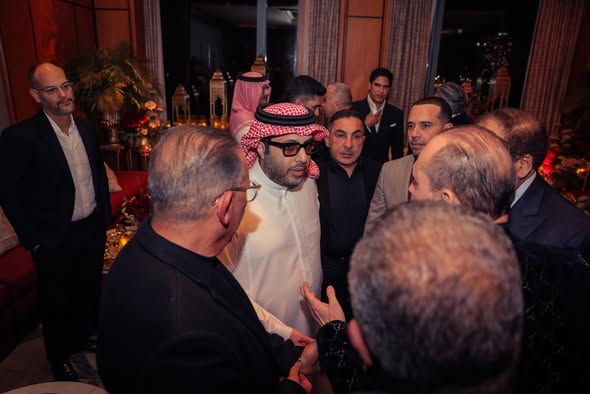نخبة رجال أعمال مصريين يناقشون استثمارات مشتركة مع تركي آل الشيخ